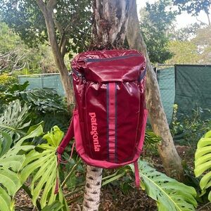 Patagonia Red Pink Backpack - Waterproof (Black Hole 25L)